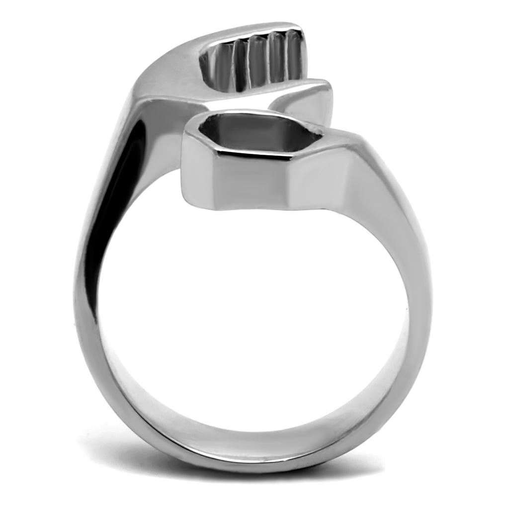 Men Stainless Steel No Stone Rings TK2396