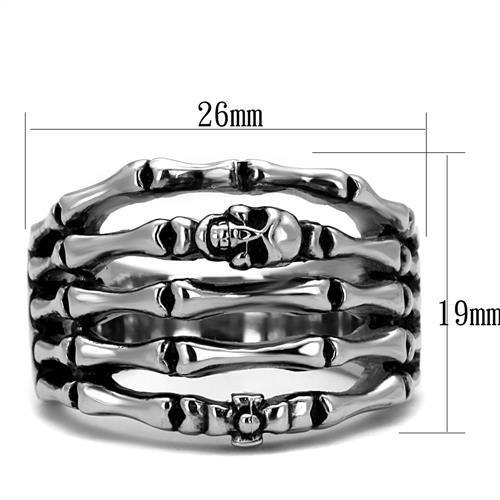 Men Stainless Steel Epoxy Rings 2512