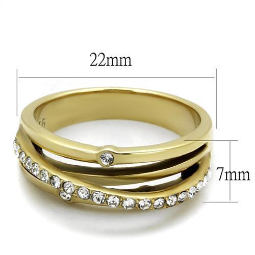 TK2611 - IP Gold Ring with Top Grade