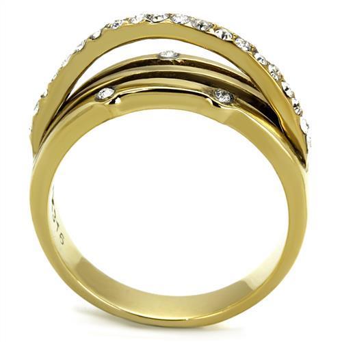 TK2611 - IP Gold Ring with Top Grade