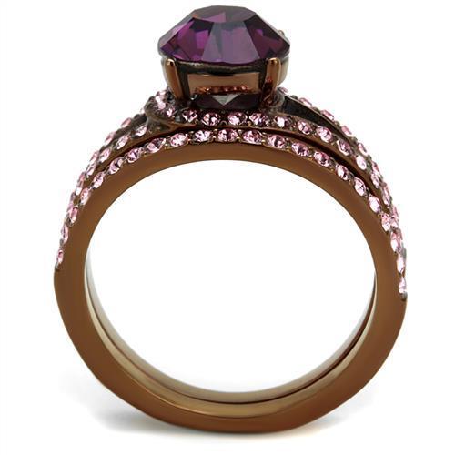 TK2745 - IP Coffee light Ring with Top Grade Crystal