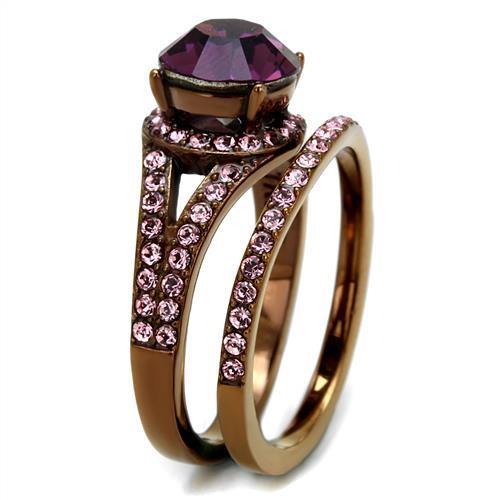 TK2745 - IP Coffee light Ring with Top Grade Crystal