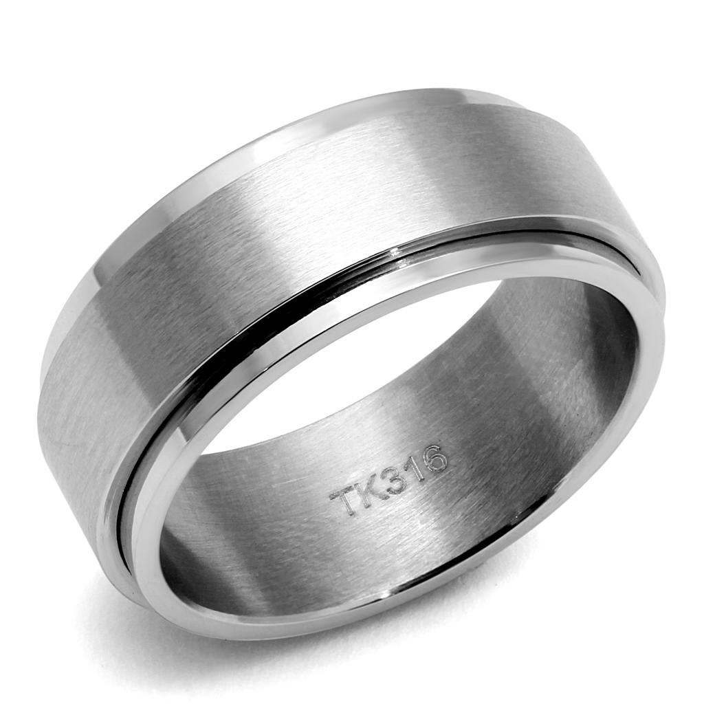 Men Stainless Steel No Stone Rings 2919