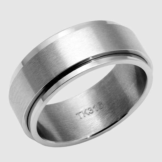 Men Stainless Steel No Stone Rings 2919