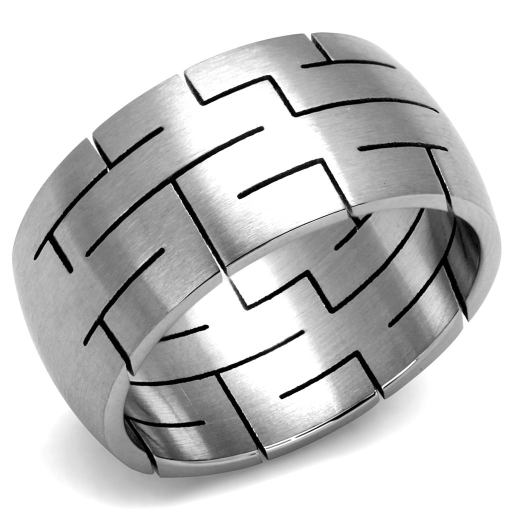 Men Stainless Steel No Stone Rings 2920