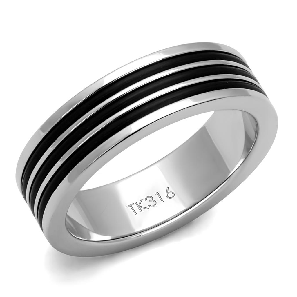 Men Stainless Steel Epoxy Rings 2925