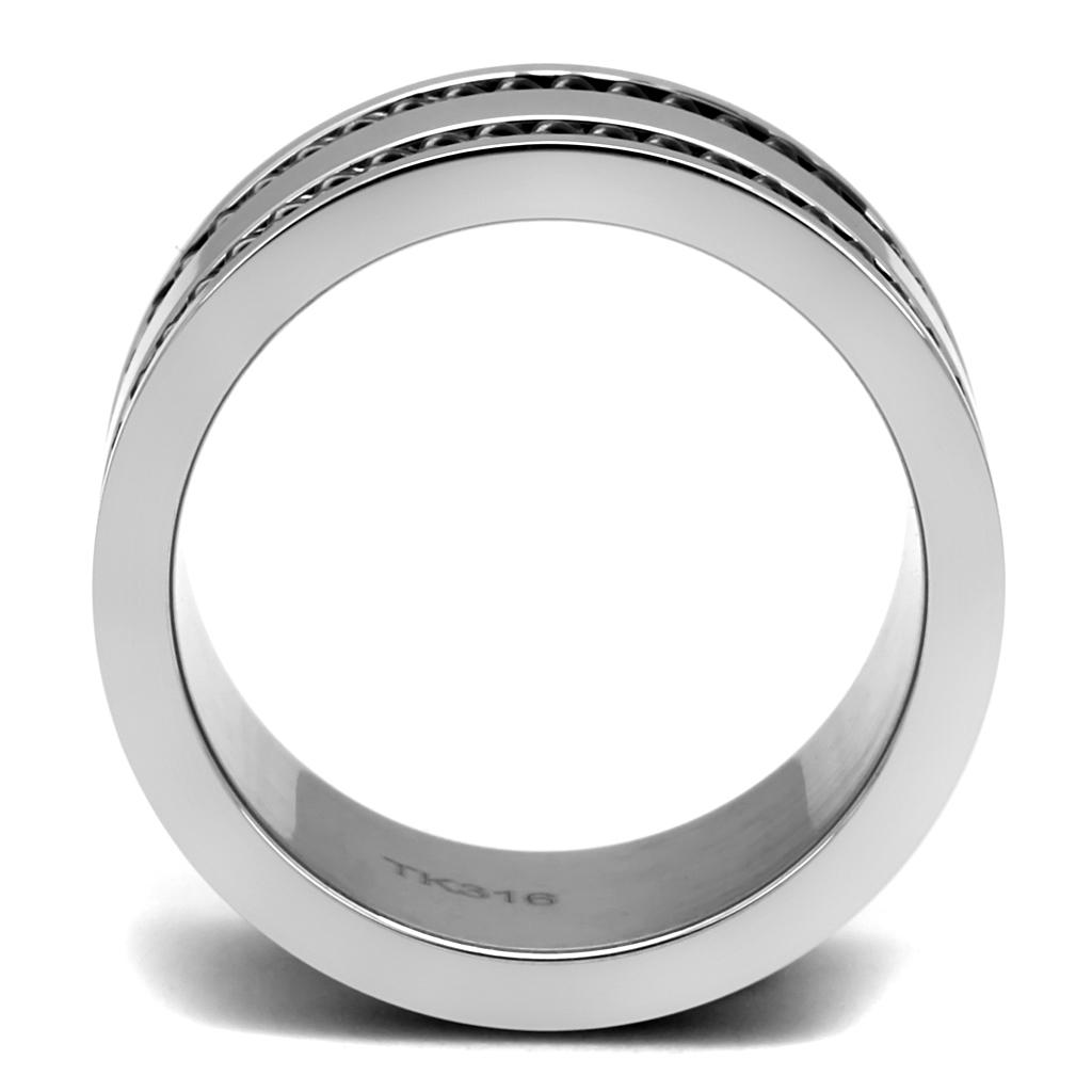 Men Stainless Steel Epoxy Rings 2927