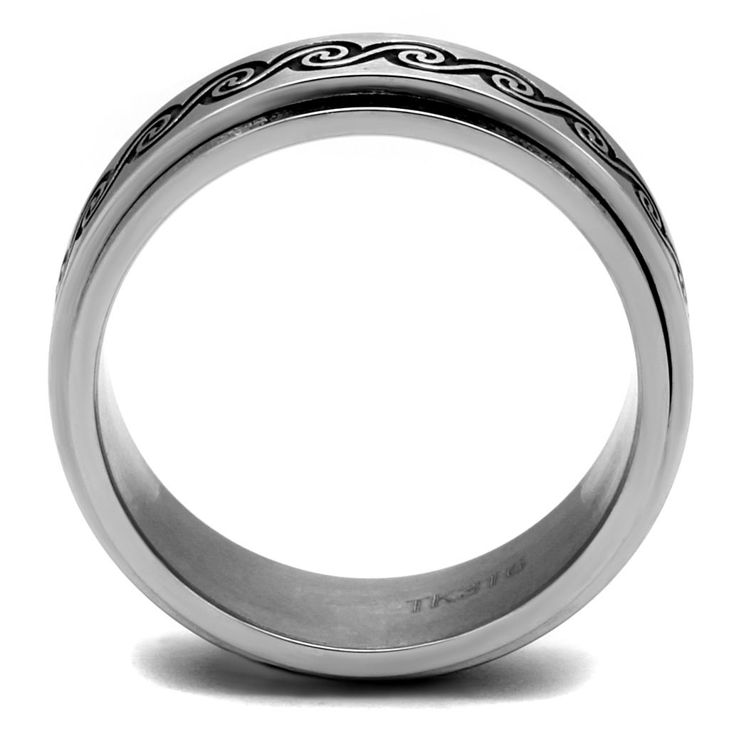 Men Stainless Steel Epoxy Rings 2930