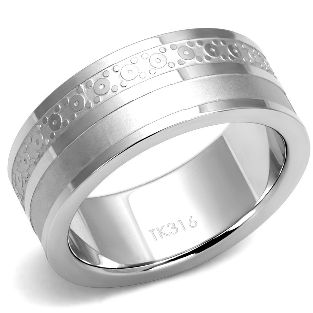 Men Stainless Steel No Stone Rings 2944