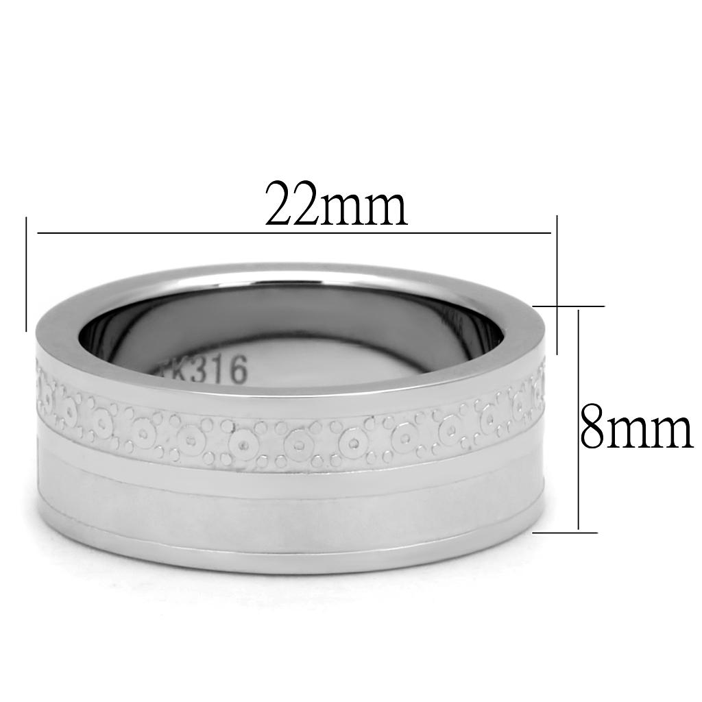 Men Stainless Steel No Stone Rings 2944