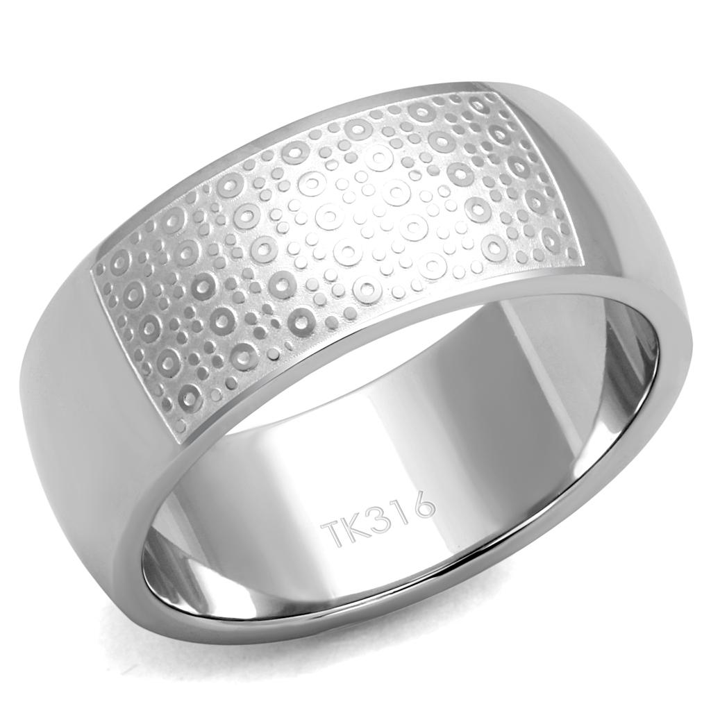 Men Stainless Steel No Stone Rings 2945