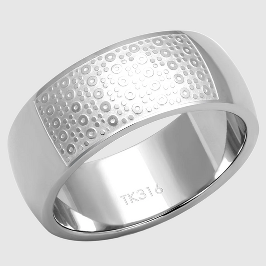 Men Stainless Steel No Stone Rings 2945