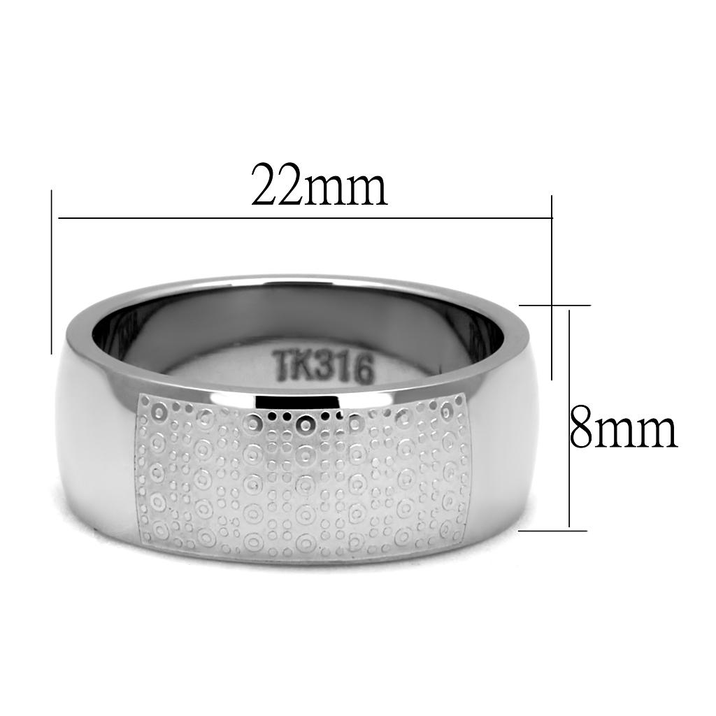 TK2945 Stainless Steel Ring with No Stone