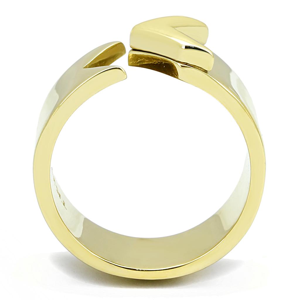 Women Stainless Steel No Stone Rings TK3120