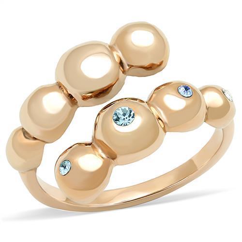 Women Stainless Steel Synthetic Crystal Rings