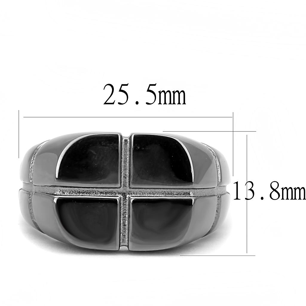 Men Stainless Steel No Stone Rings 3273