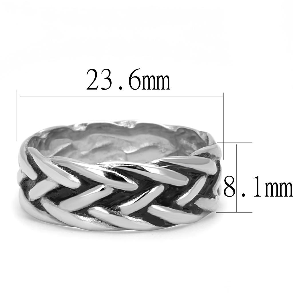 Men Stainless Steel Epoxy Rings 3280