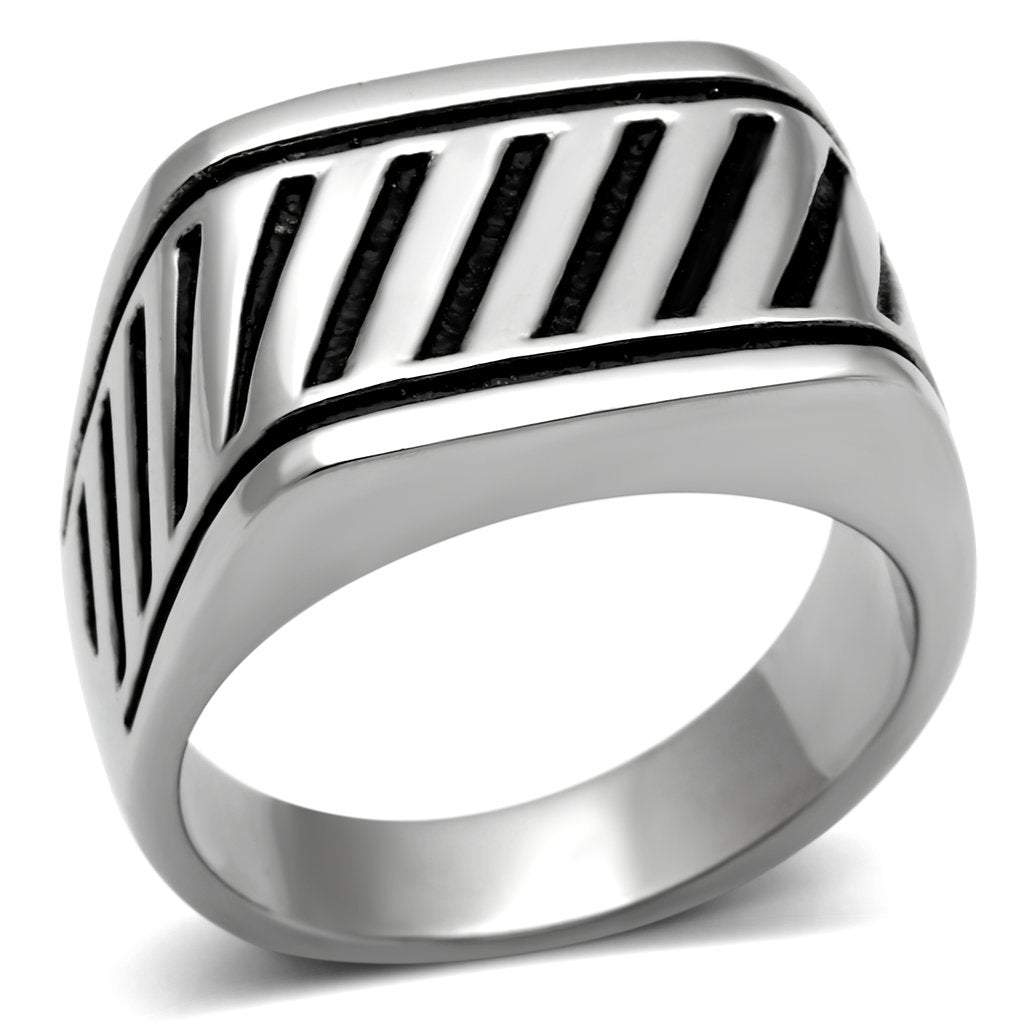 Men Stainless Steel No Stone Rings 380