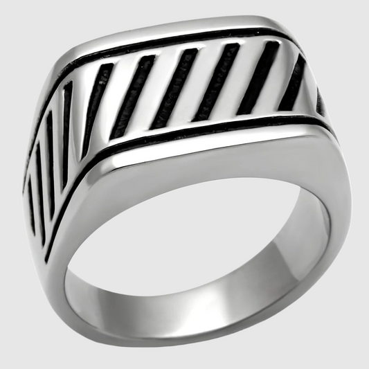 Men Stainless Steel No Stone Rings 380