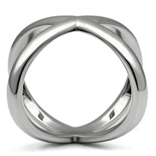 Women Stainless Steel No Stone Rings TK395