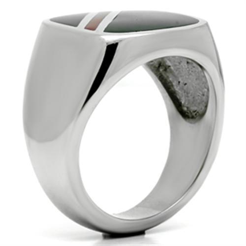 Men Stainless Steel Epoxy Rings 602