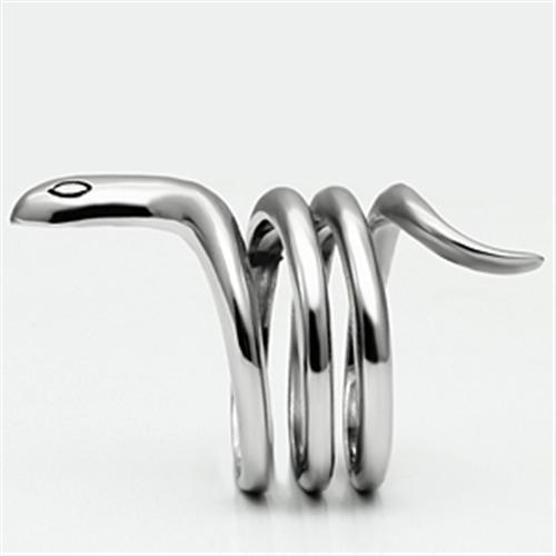 Women Stainless Steel No Stone Rings TK666