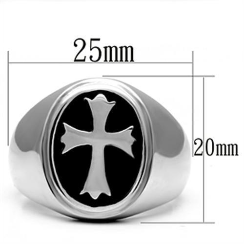 Men Stainless Steel Epoxy Rings 714