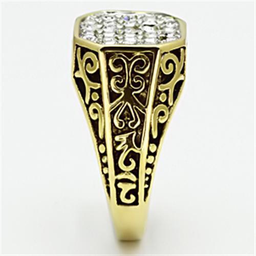 Men Stainless Steel Synthetic Crystal Rings 757