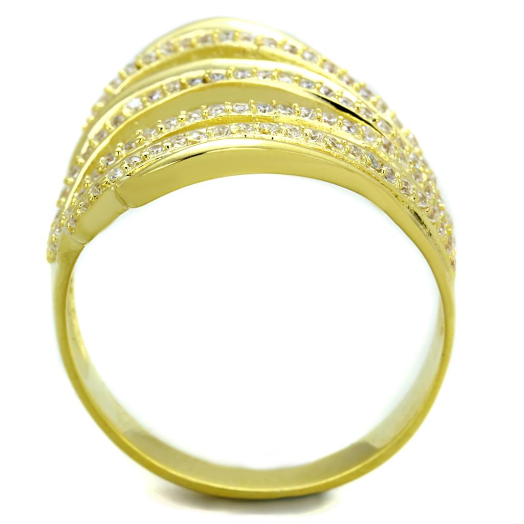 TS379 Gold 925 Sterling Silver Ring