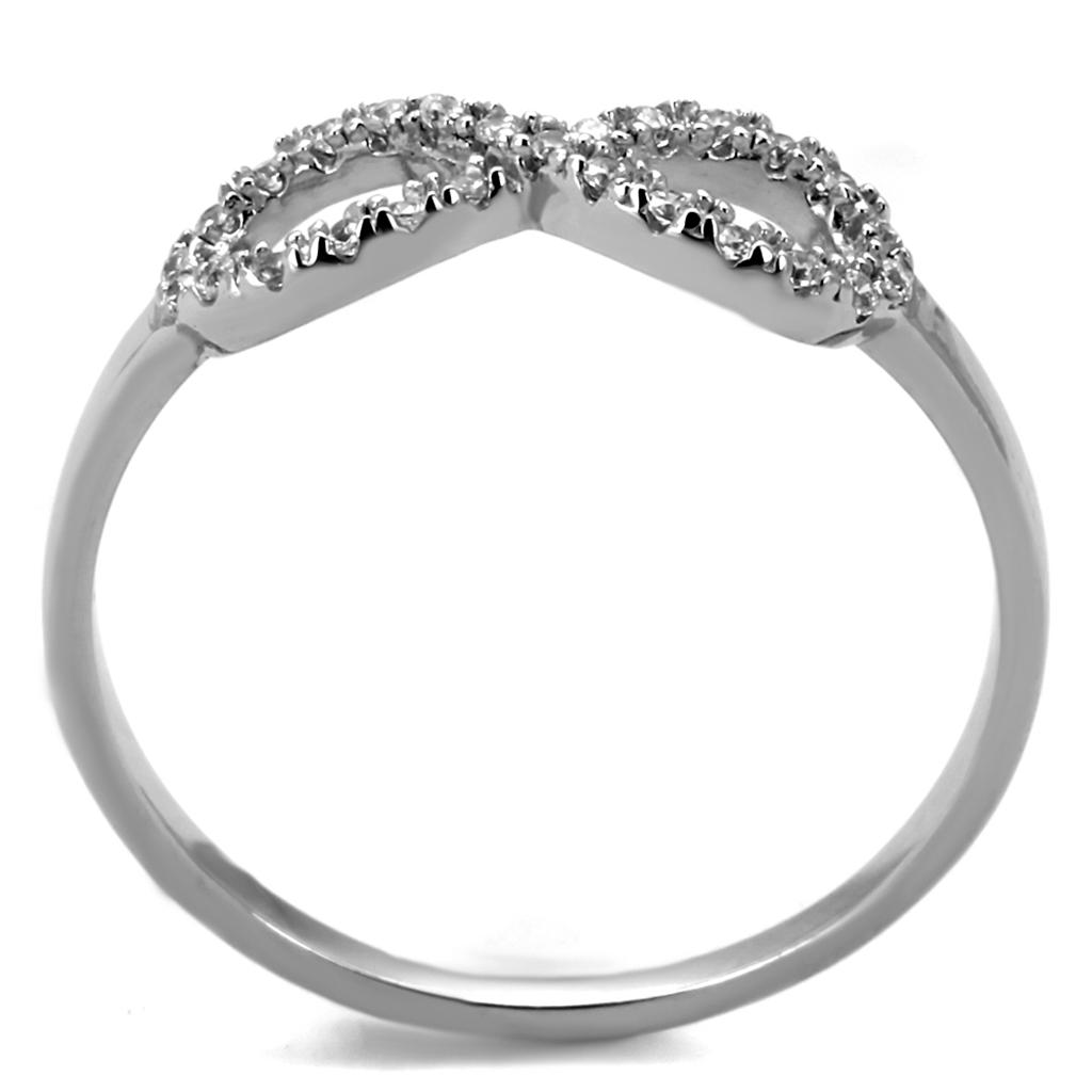 TS487 Ring with AAA Grade CZ in Clear