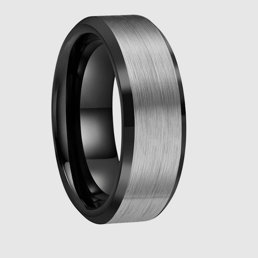 RICERCATO TUNGSTEN BLACK RING