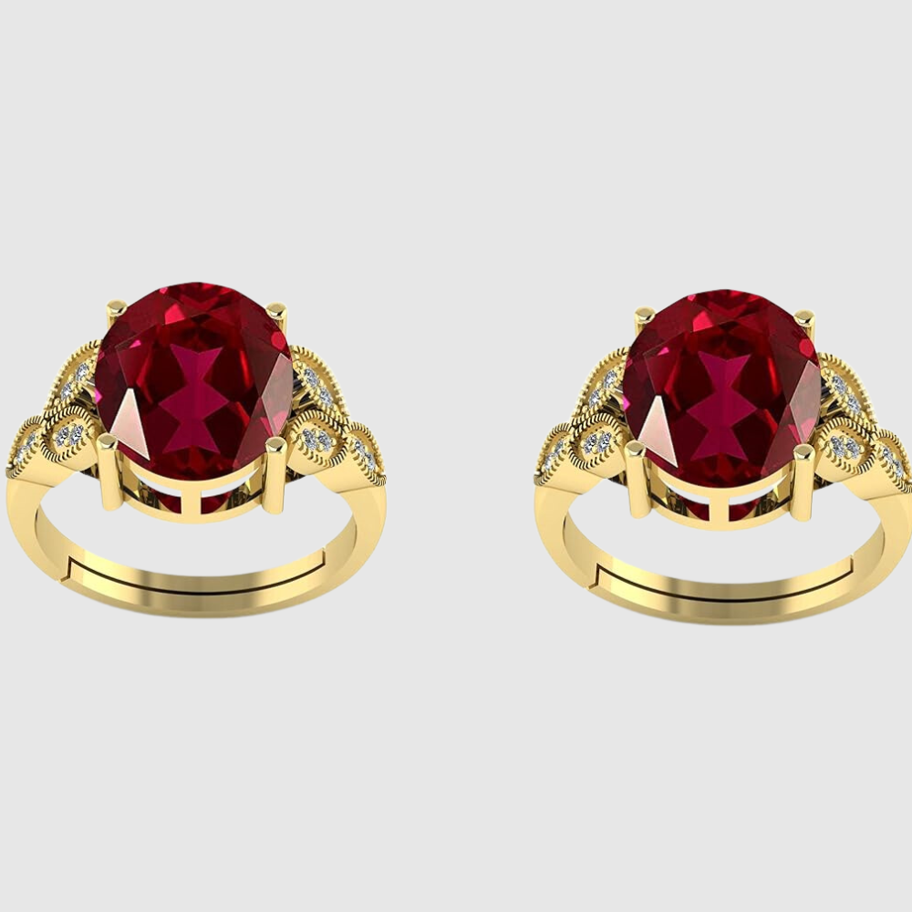 Ruby Manik Original Ring  Pack of 2