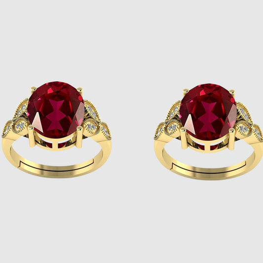 Ruby Manik Original Ring  Pack of 2