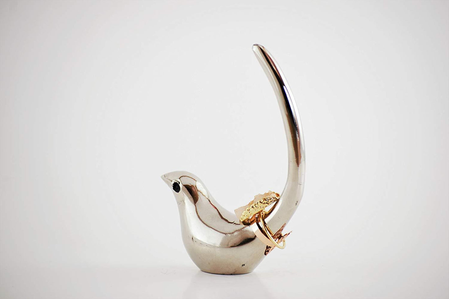 Silver Bird Ring Holder Jewelry