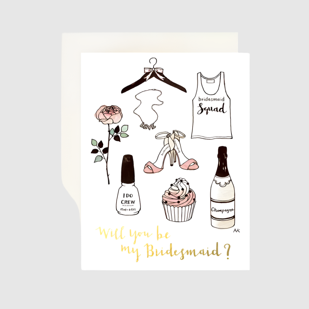 Bridesmaid Boxed Card Set