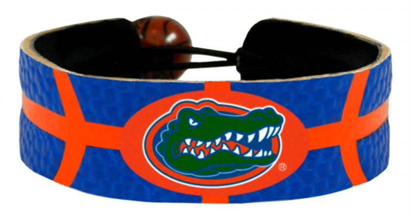 Florida Gators Team Color Basketball Bracelet