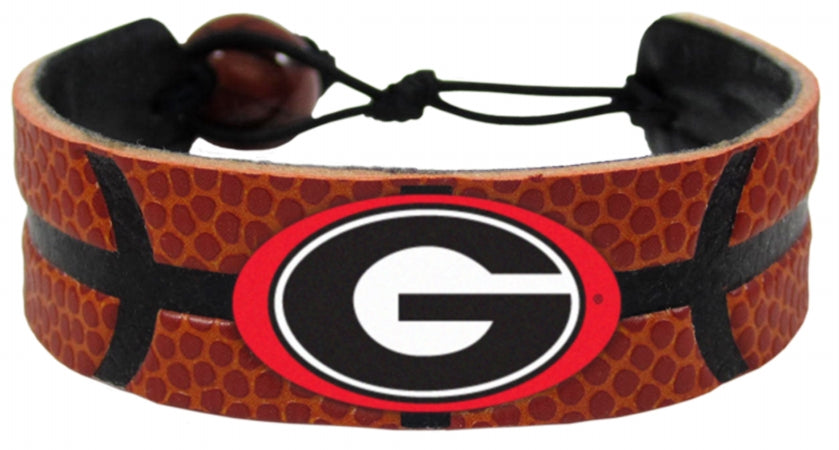 Georgia Bulldogs Power G Logo Classic Basketball Bracelet