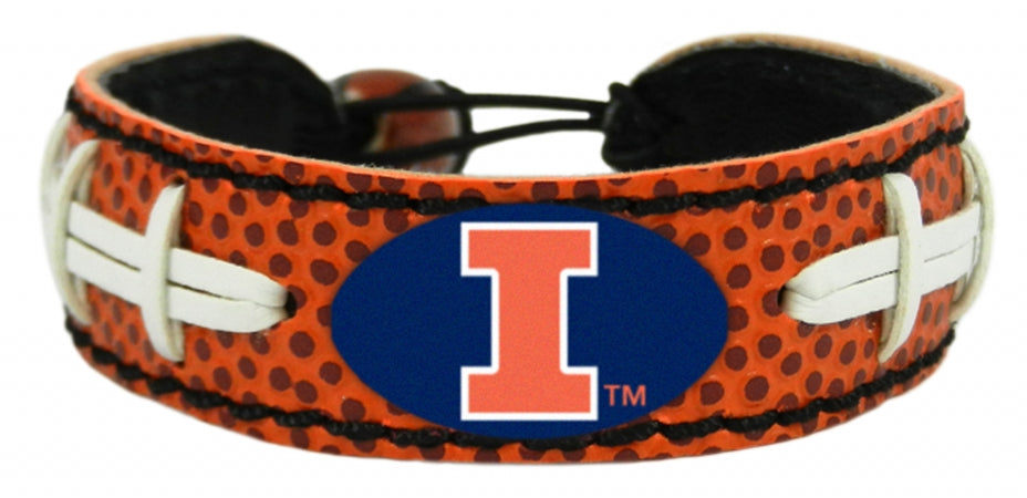 Illinois Fighting Illini Classic Football Bracelet