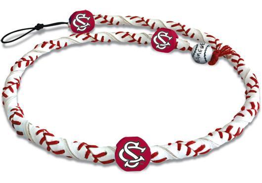 South Carolina Gamecocks Classic Frozen Rope Baseball Necklace