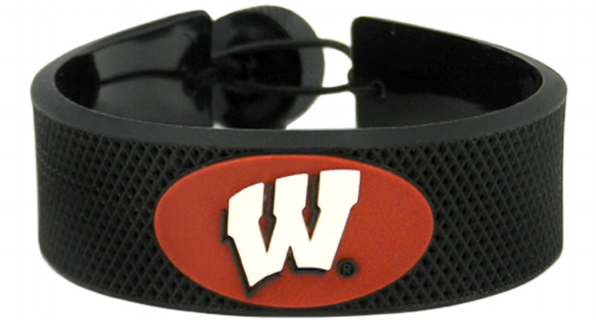 Wisconsin Badgers Classic Hockey Bracelet