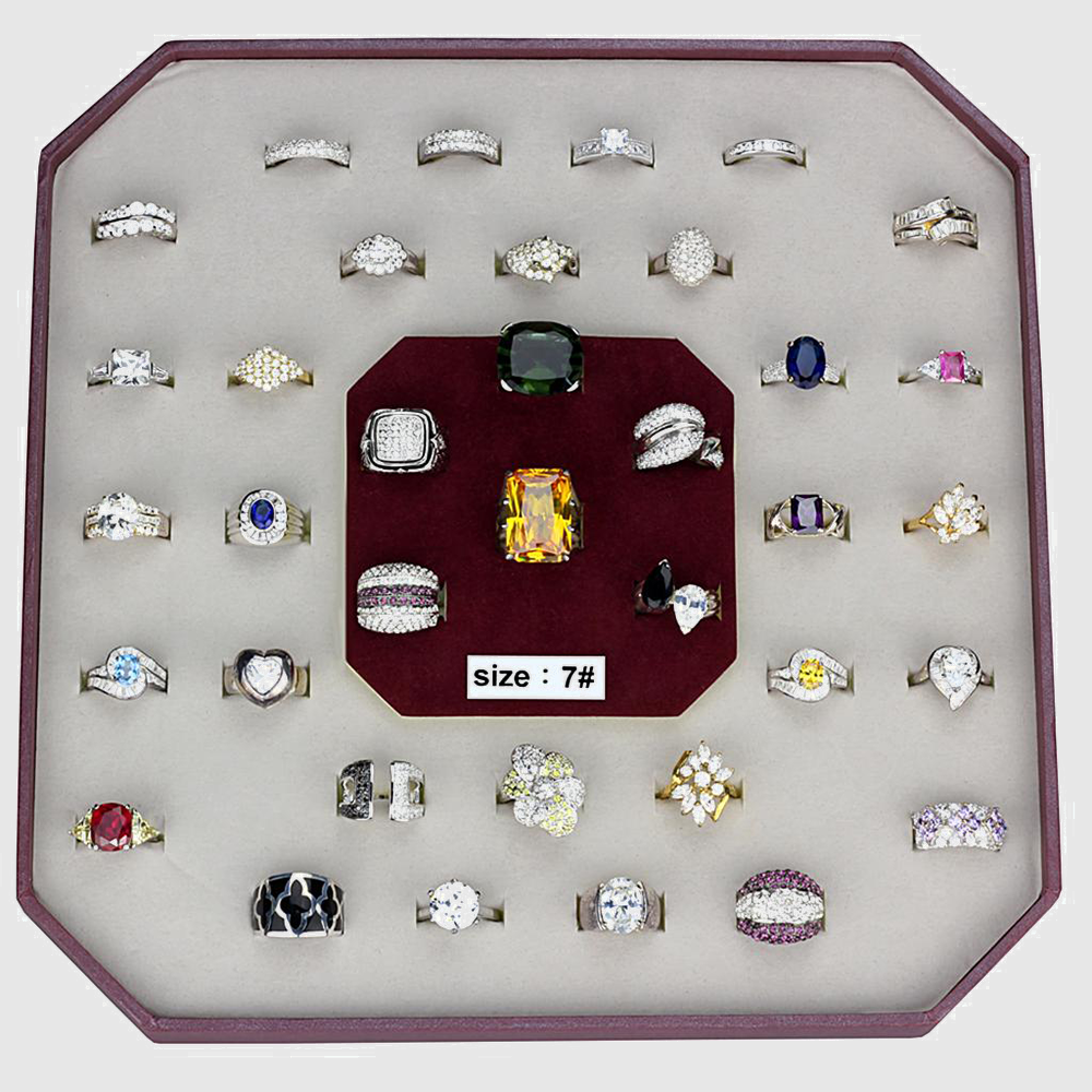 VK925-001-SIZE7 - Assorted 925 Sterling Silver Ring with Assorted  in