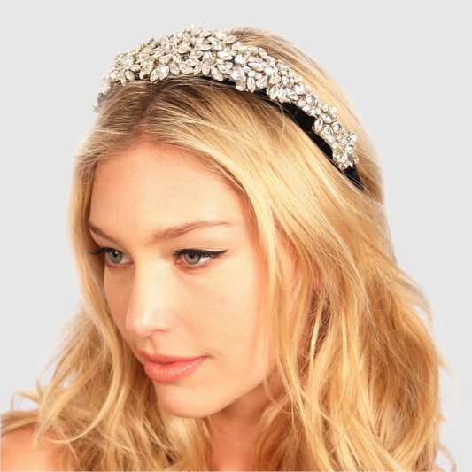 Crusted Crystals Headband