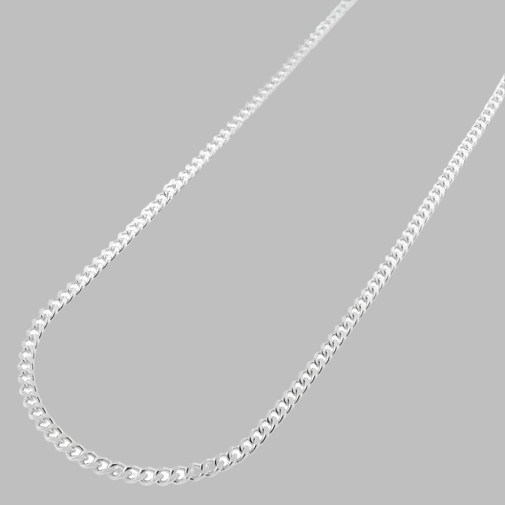 925 Sterling Silver 2MM Cuban Chain