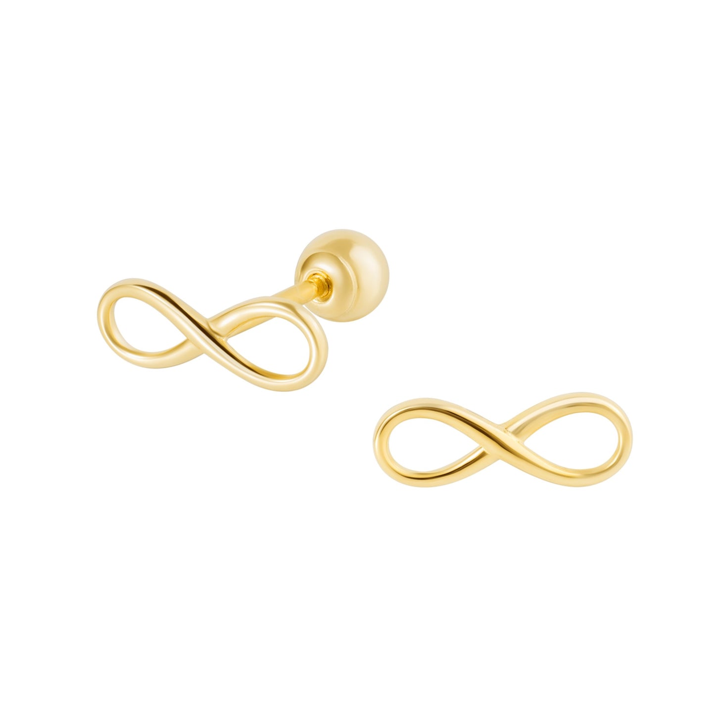 14K SOLID GOLD ETERNITY PIERCING