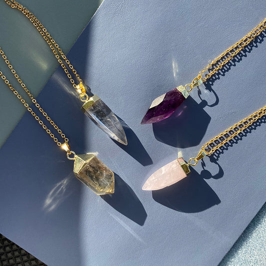 Glow Crystal Quartz Necklace