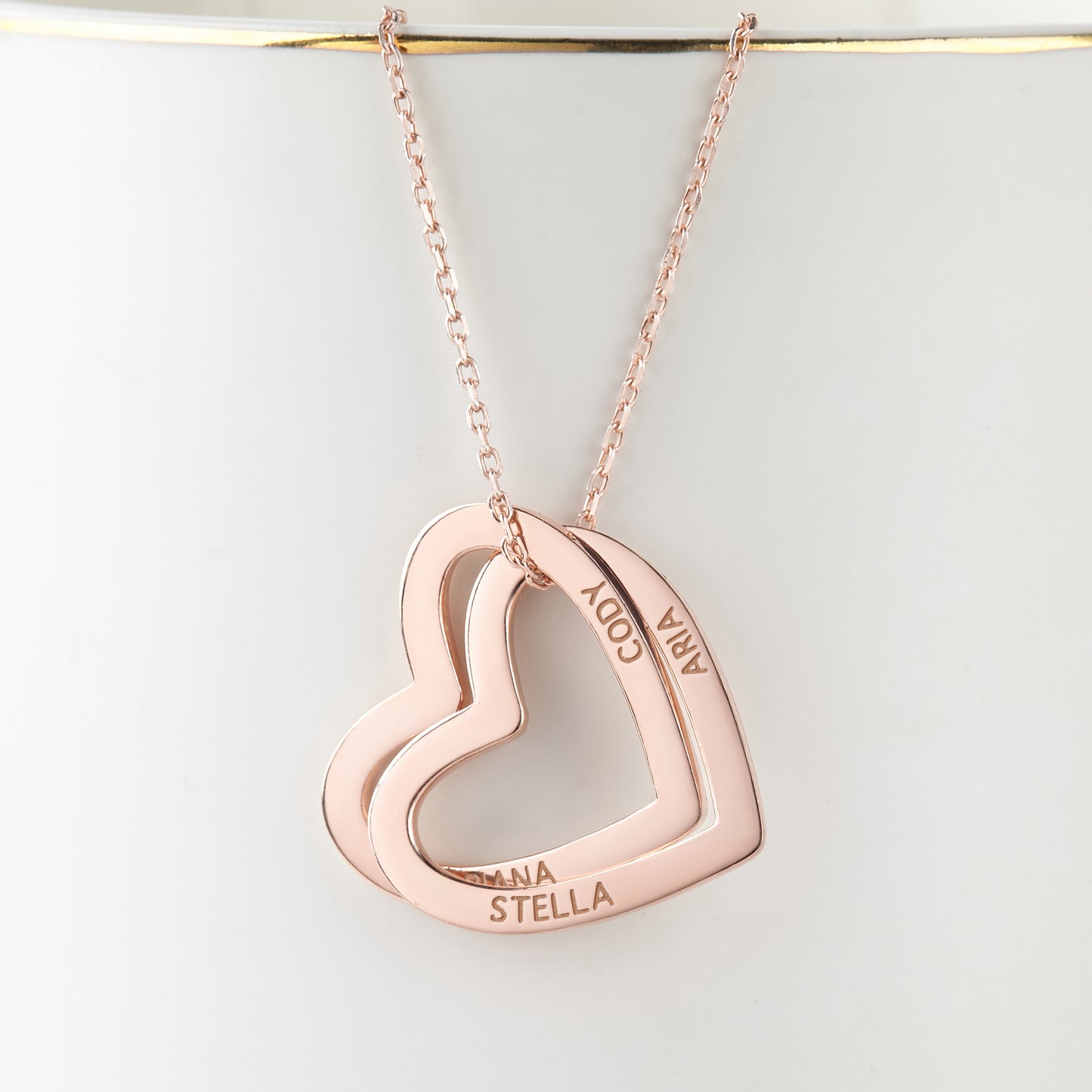 Mothers Heart Name Necklace