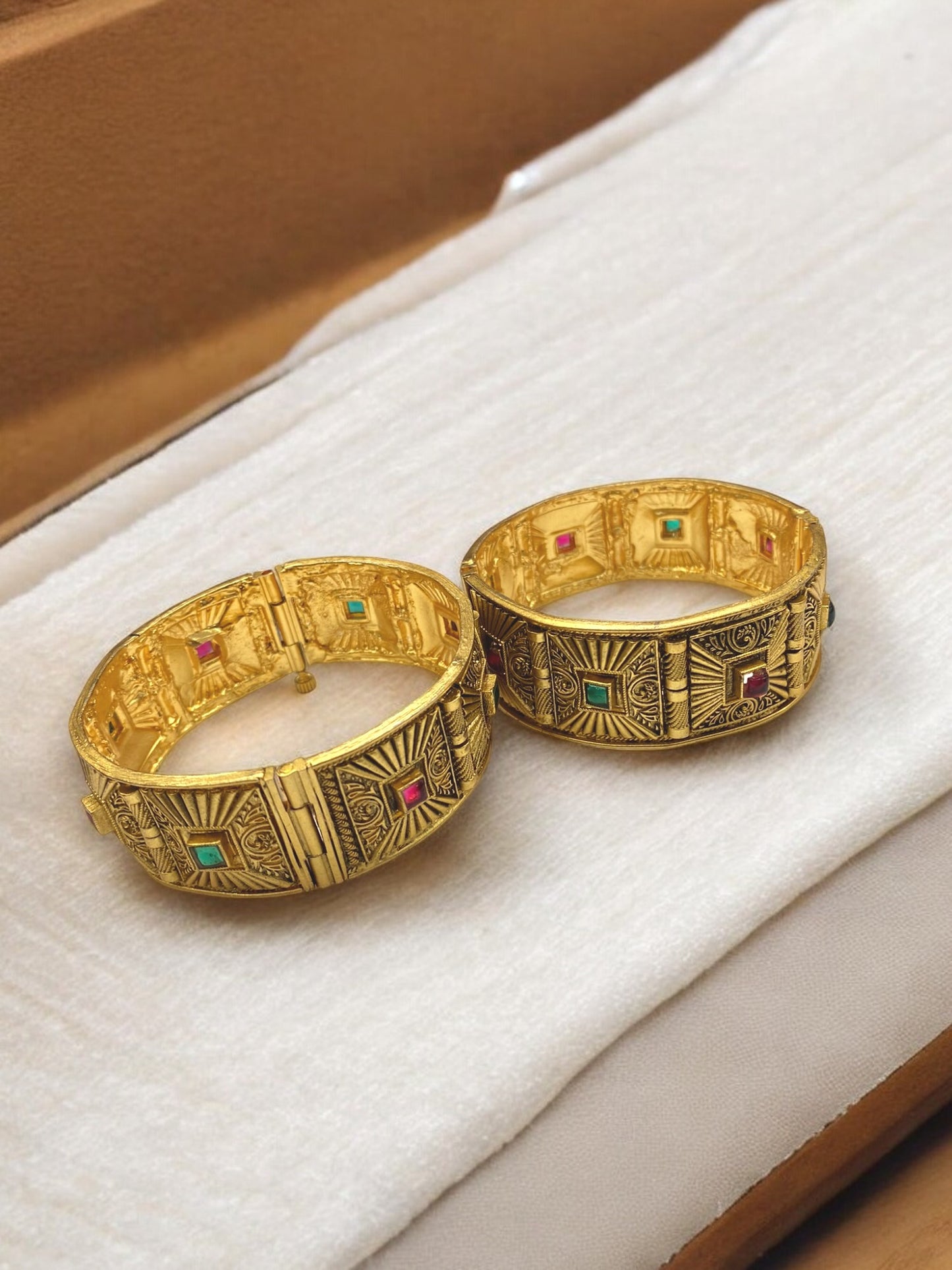 The Elegance Gold-Plated Bangles