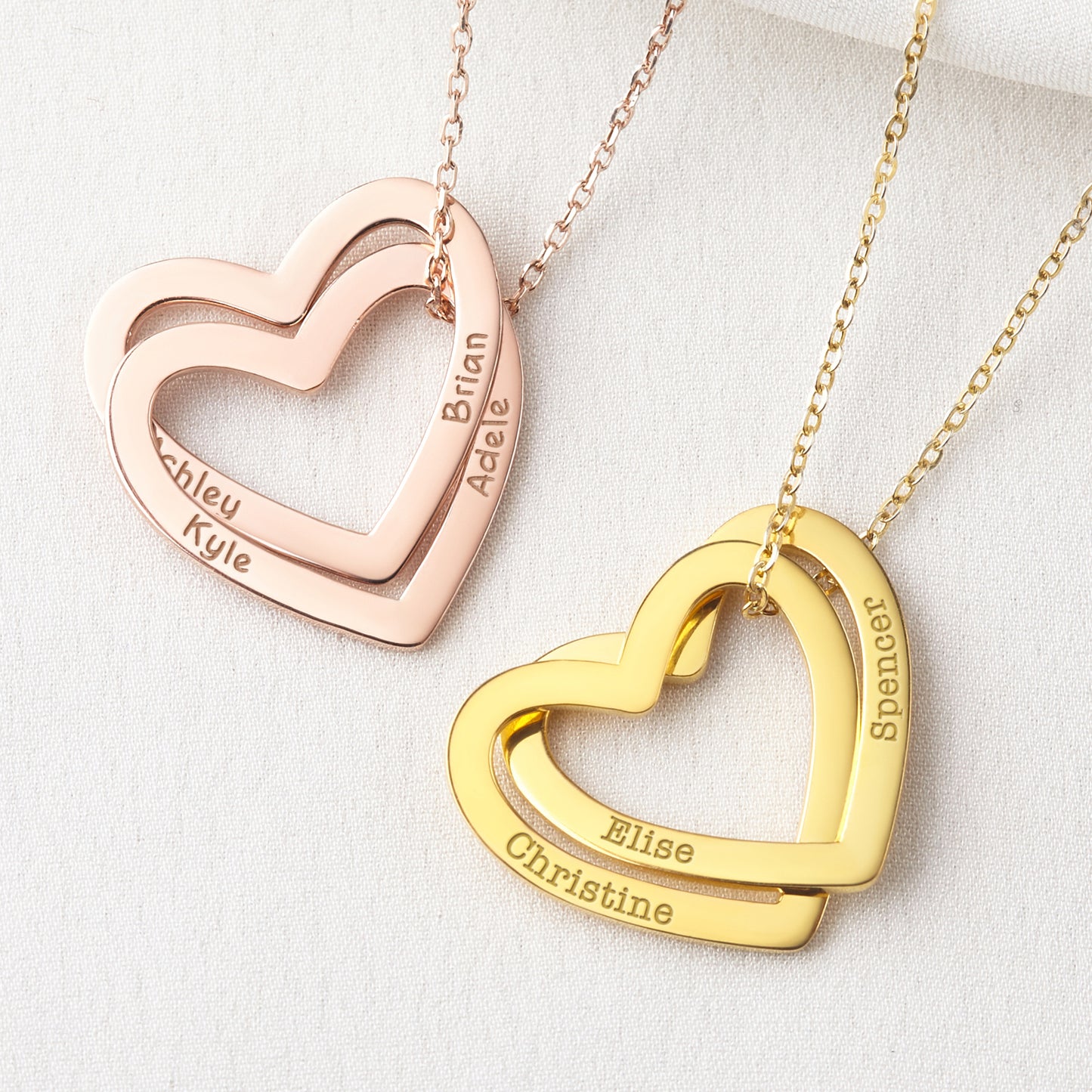 Mothers Heart Name Necklace