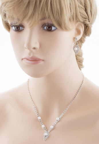 Bridal Crystal Rhinestone Jewelry Set