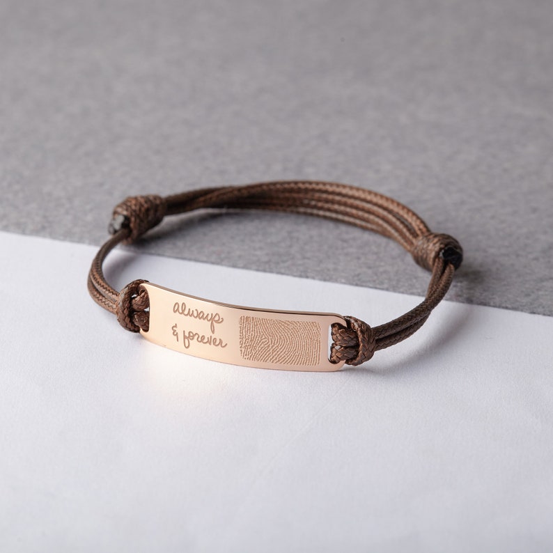 Fingerprint Handwriting Bracelet